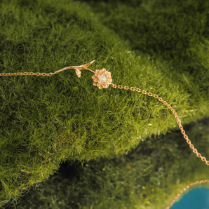 Opal Gold Bracelet - Marigold | LOVE BY THE MOON
