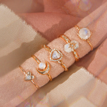 Moonstone Rings