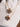 14K Gold Cushion Cut Spinel & Diamond Floral Necklace-  Blossom Proper