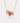 14K Gold Heart Shaped Pink Tourmaline & Diamond Floral Necklace - Over the Moon 2