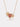14K Gold Heart Shaped Pink Tourmaline & Diamond Floral Necklace - Over the Moon 2