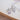 Amethyst Silver Bow Dangle Earrings - Alice
