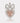 14K White Gold Pink Tourmaline & Diamond Bow & Heart Pendant - Affection