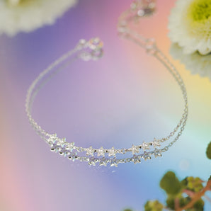 Silver Bracelet - Starry Night | LOVE BY THE MOON