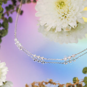 CZ Silver Choker - Starry Night | LOVE BY THE MOON