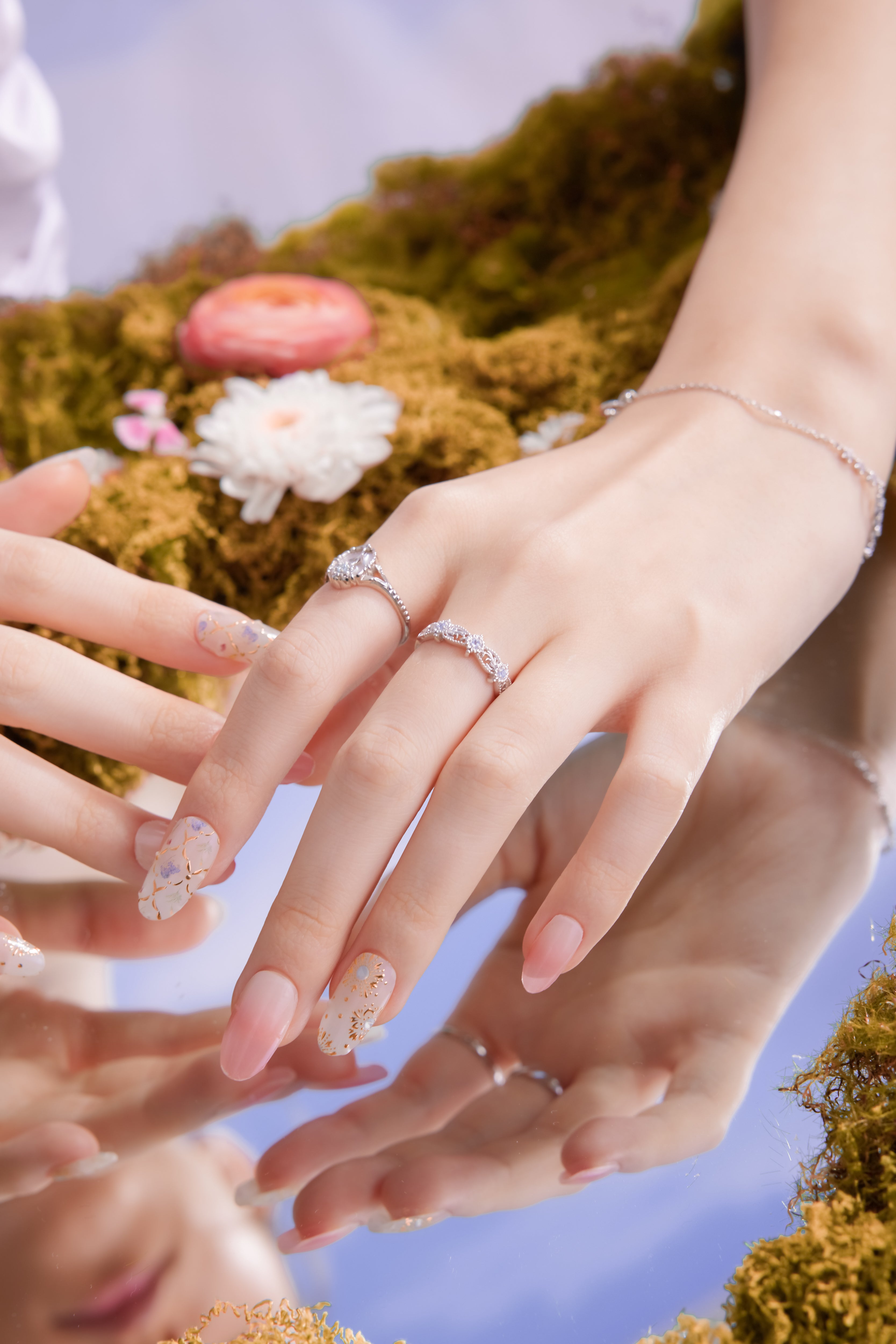 Aster discount flower ring