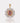 14K Gold Spinel & Diamond Cluster Pendant
