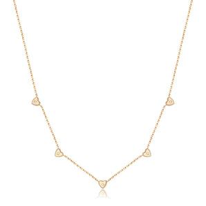 Gold Carnelian Double Sided Choker - Sweetheart | LOVE BY THE MOON