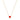 Gold Carnelian Double Sided Necklace - Sweetheart | LOVE BY THE MOON