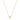 Gold Carnelian Double Sided Necklace - Sweetheart | LOVE BY THE MOON