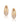 Gold Pavé Chunky Huggie Hoop Earrings - Lyra