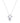 Hexagon Blue Lace Agate Silver Necklace - Talisman