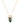 Hexagon Moss Agate Gold Necklace - Talisman
