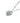 Blue Lace Agate Silver Toggle Necklace - Lover