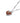 Red Jasper Silver Toggle Necklace - Lover