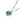 Malachite Silver Toggle Necklace - Lover