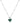 Malachite Silver Toggle Necklace - Lover