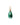 Malachite Gold Pendant - Mantra