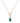 Malachite Gold Necklace - Mantra