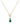 Malachite Gold Necklace - Mantra