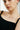 Silver Pavé Crescent Moon Necklace - Anya