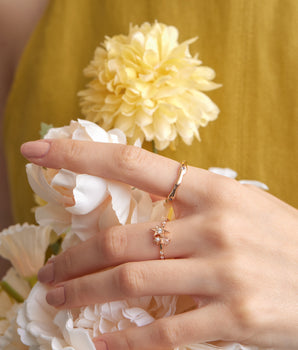 Gold Star Ring - Cosmic | LOVE BY THE MOON