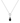 Obsidian Silver Twist Necklace - Mantra