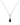 Obsidian Silver Twist Necklace - Mantra