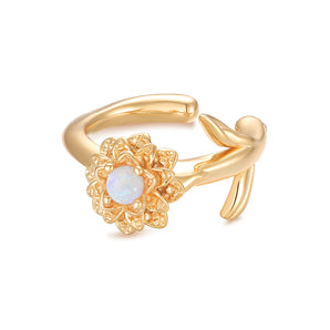 Opal Gold Ear Cuff - Marigold | LOVE BY THE MOON