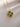 14K Gold Green Tourmaline & Diamond Clover Necklace