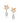 Pavé Star Drop Earrings - Astra