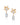 Pavé Star Drop Earrings - Astra