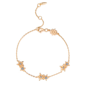 Gold Bracelet - Poinsettia | LOVE BY THE MOON