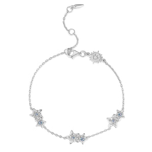 Silver Bracelet - Poinsettia | LOVE BY THE MOON