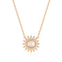 Moonstone Gold Necklace - Ray of Light