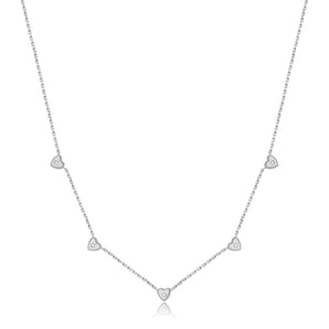 Silver Carnelian Double Sided Choker - Sweetheart | LOVE BY THE MOON