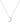 Silver Pavé Crescent Moon Necklace - Anya