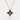 14K Gold February Birthstone Flower Necklace - Amethyst