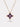 14K Gold February Birthstone Flower Necklace - Amethyst