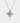 14K Gold March Birthstone Flower Necklace - Aquamarine