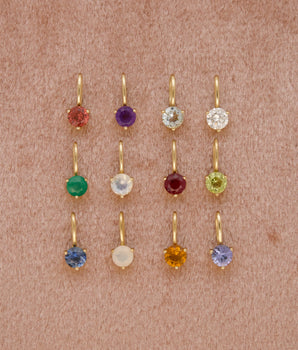 LOVE BY THE MOON 14K Gold Birthstone Pendant