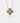 14K Gold Green Tourmaline & Diamond Clover Necklace