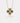 14K Gold Green Tourmaline & Diamond Clover Necklace