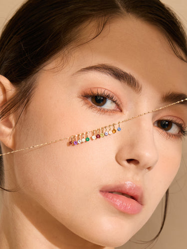 LOVE BY THE MOON 14K Gold Birthstone Pendant