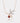 14K Gold Spinel & Diamond Necklace - Dove with Olive