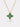 14K Gold May Birthstone Flower Necklace - Emerald