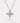 14K Gold April Birthstone Flower Necklace - Diamond