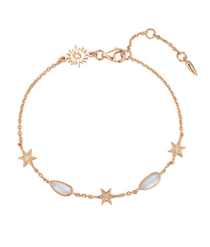 Moonstone Gold Star Bracelet - Lullaby