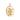 Mr White Rabbit with Magic Wand Gold Pendant