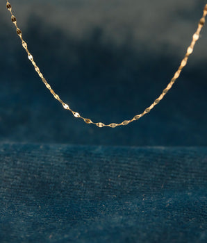 LOVE BY THE MOON 14K Gold Petal Necklace